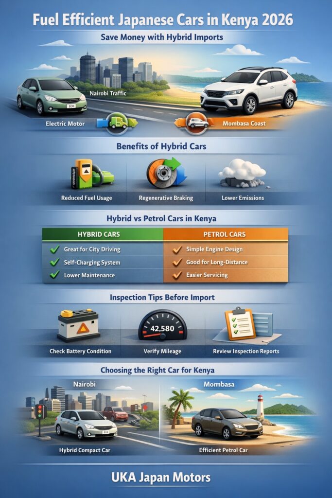 Fuel Efficient Japanese Cars in Kenya 2026 – Save Money with Hybrid Imports