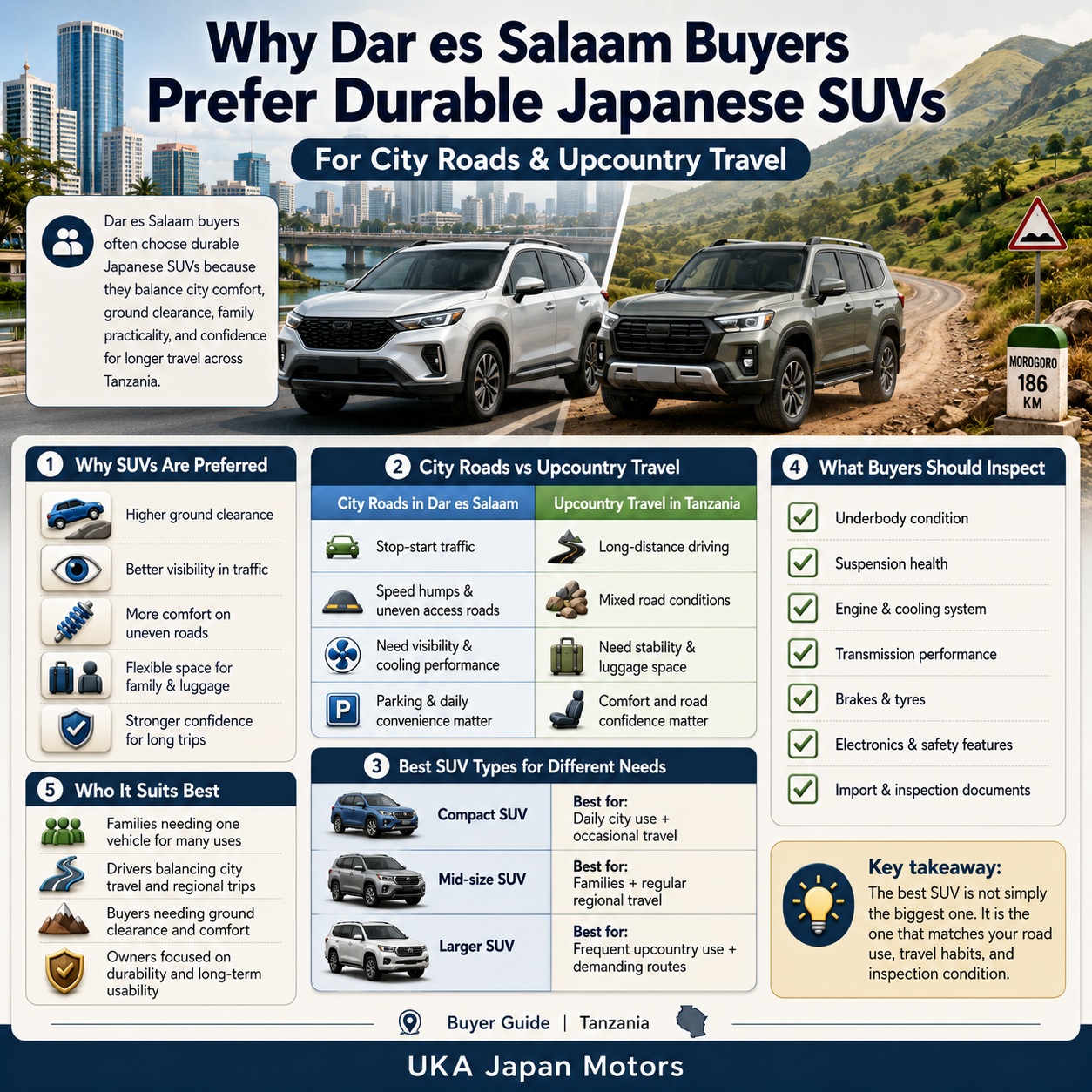 Choosing the right SUV for Tanzania