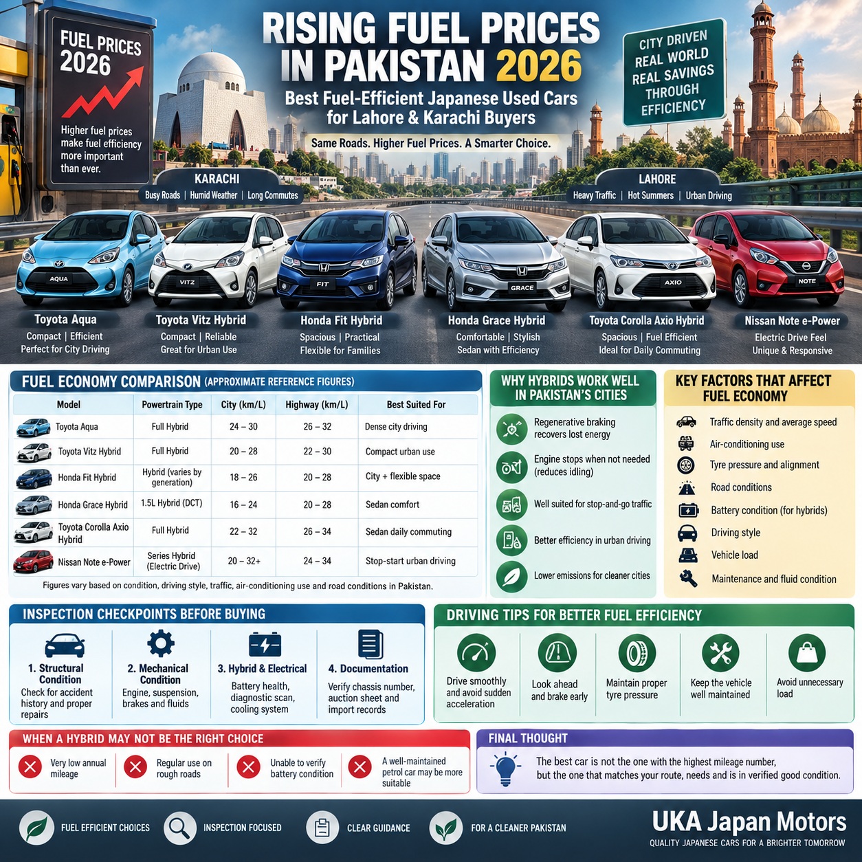 Fuel-Efficient Japanese Used Cars